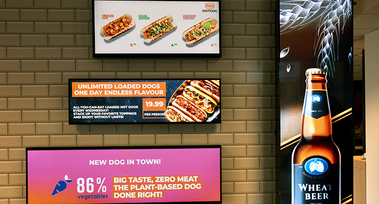 Stretch special-size displays